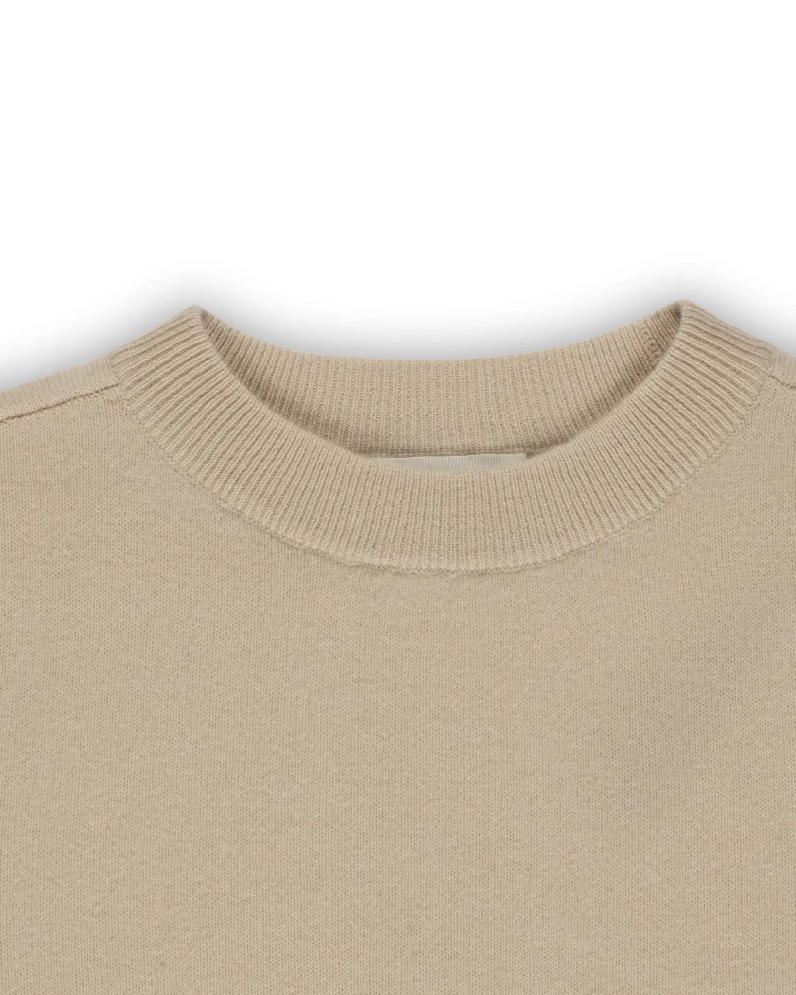 Natur Sand Langarm - Crewneck - Pullover und Hose im Set von Soft Goat - Knitwear SOFT GOAT