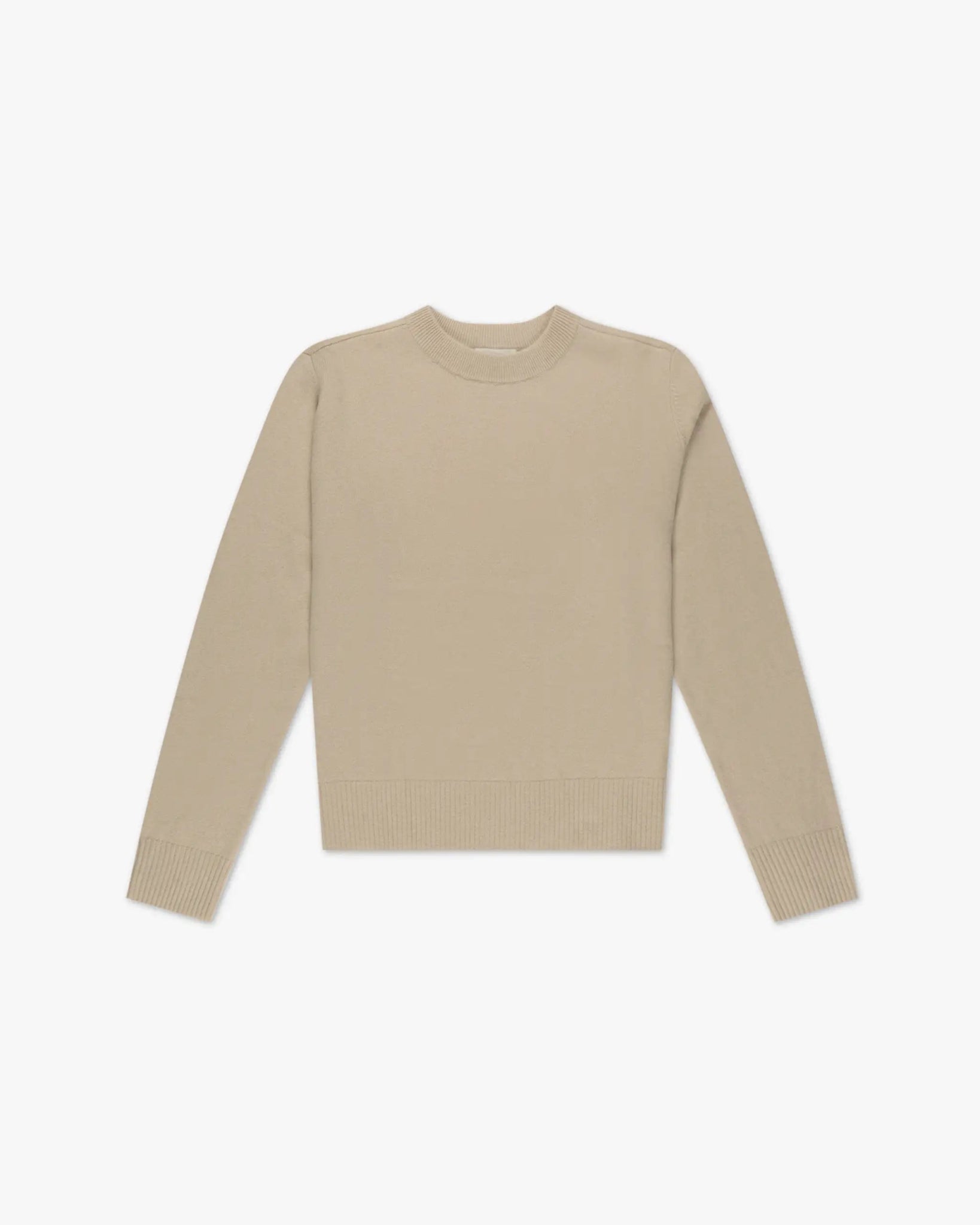 Natur Sand Langarm - Crewneck - Pullover und Hose im Set von Soft Goat - Knitwear SOFT GOAT