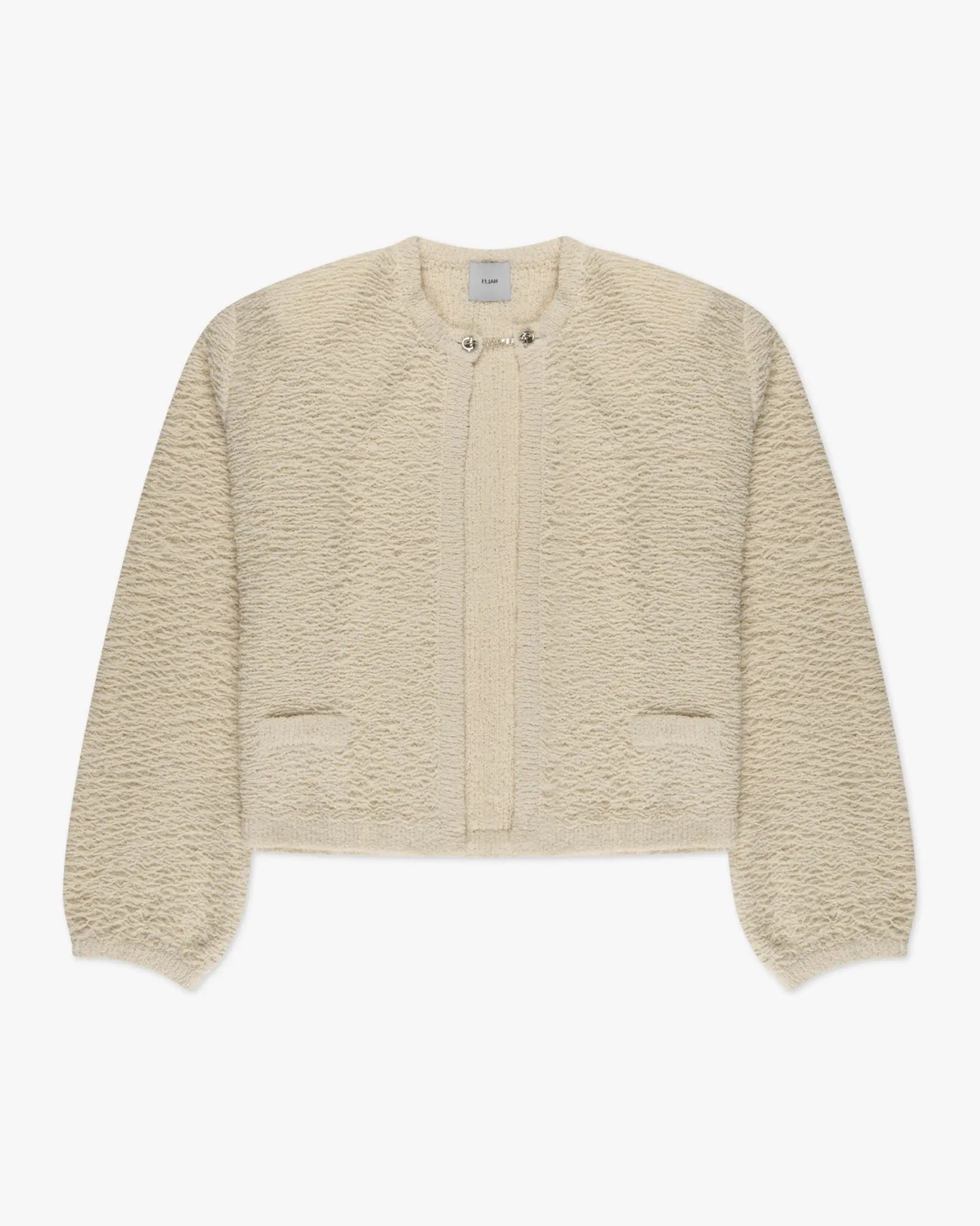 Off - White Bucklee Cardigan von Halfboy - Knitwear HALFBOY