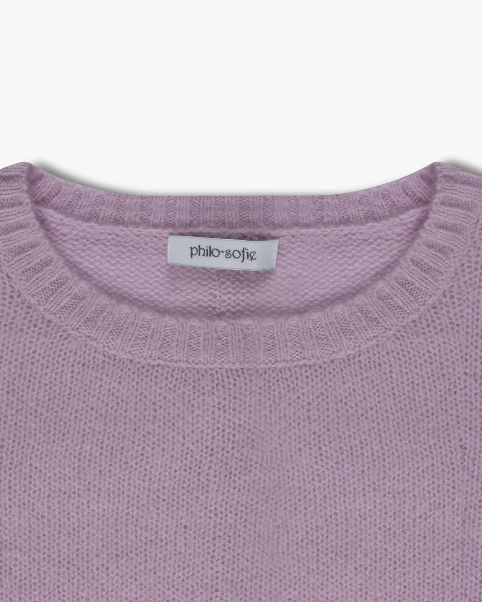 Orchideefarbener Verkürzt Rundhals von Philo Sofie - Knitwear PHILO - SOFIE