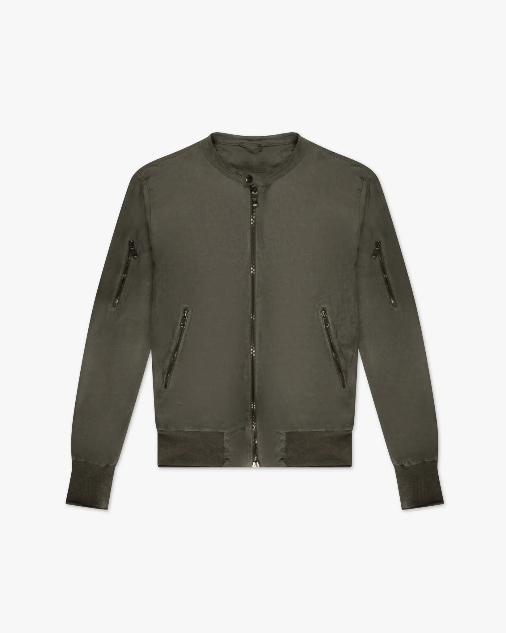 Oregano Farbener Biker Bomber Jacke von Giorgio Brato - Coats & Jackets GIORGIO BRATO