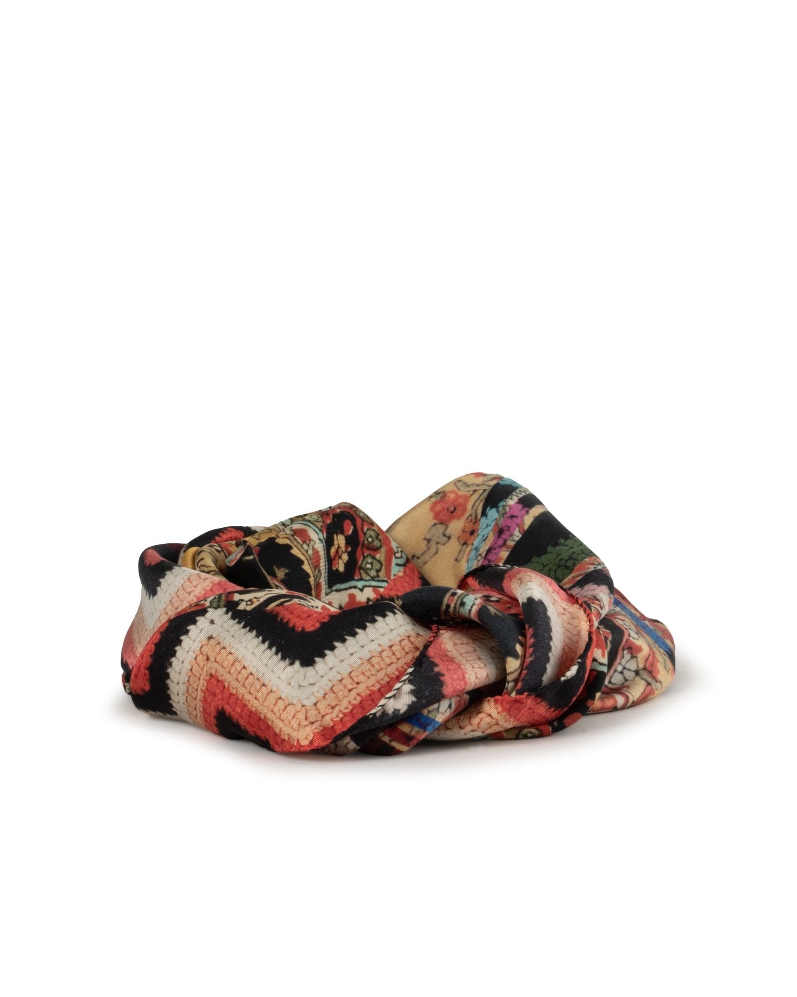 PIERRE LOUIS MASCIA | ROMBE PRINT SILK SCARF - Scarves PIERRE - LOUIS