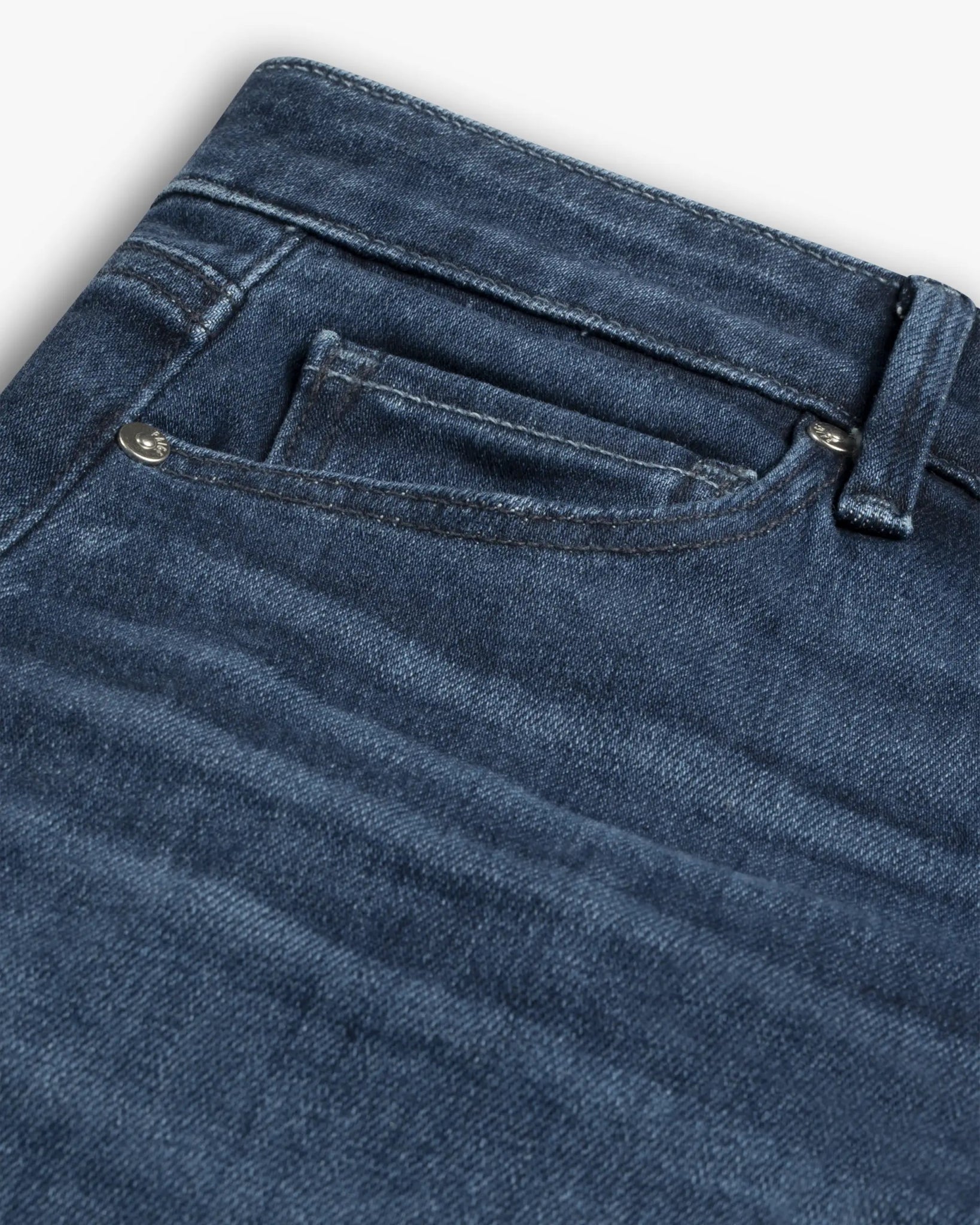 Praline dunkelblaue Leenah Denim mit kurzem ausgestelltem Bein von Paige - Denim PAIGE DENIM