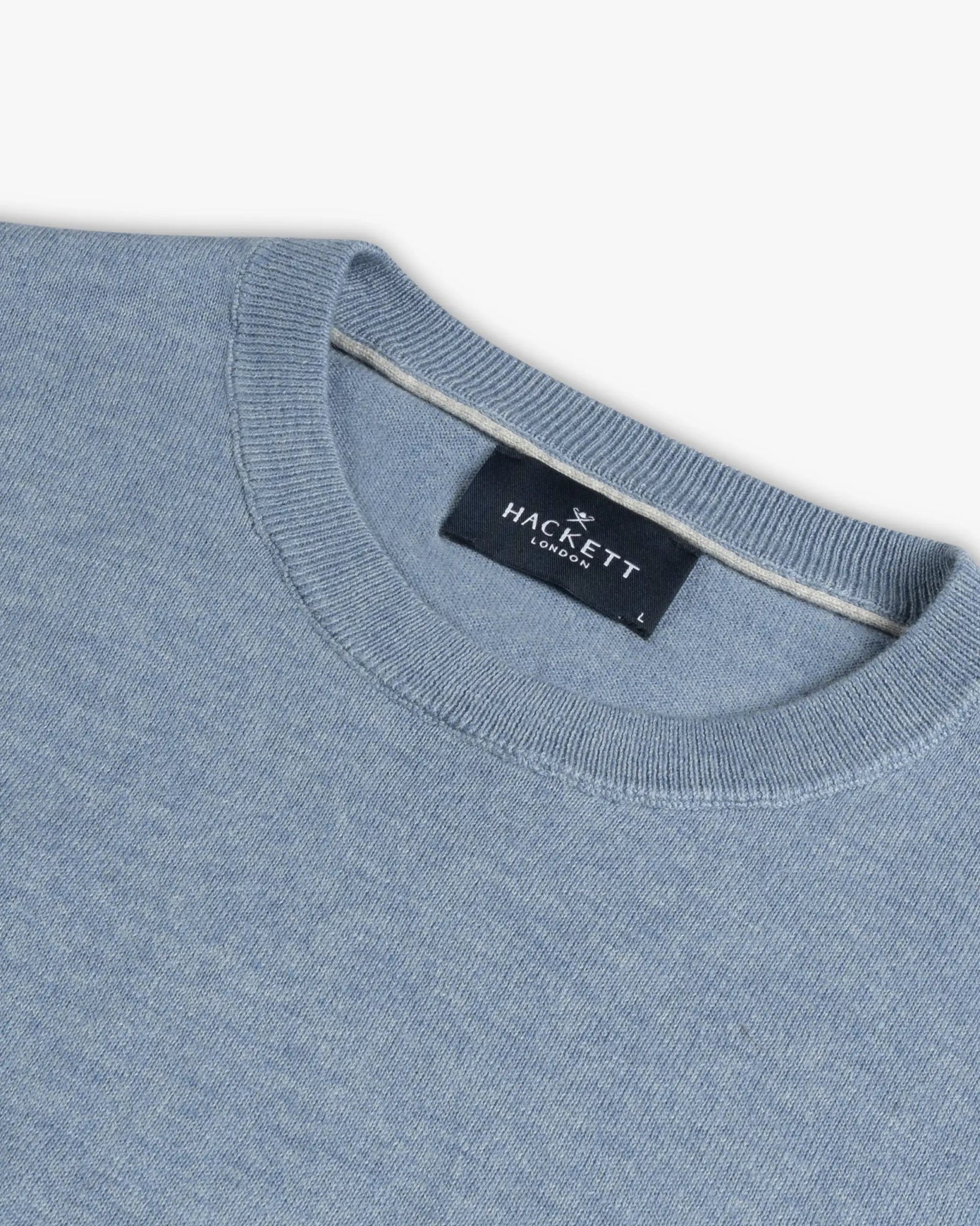 Safari Baumwolle Kaschmir Crewneck von Hackett - Knitwear Hackett