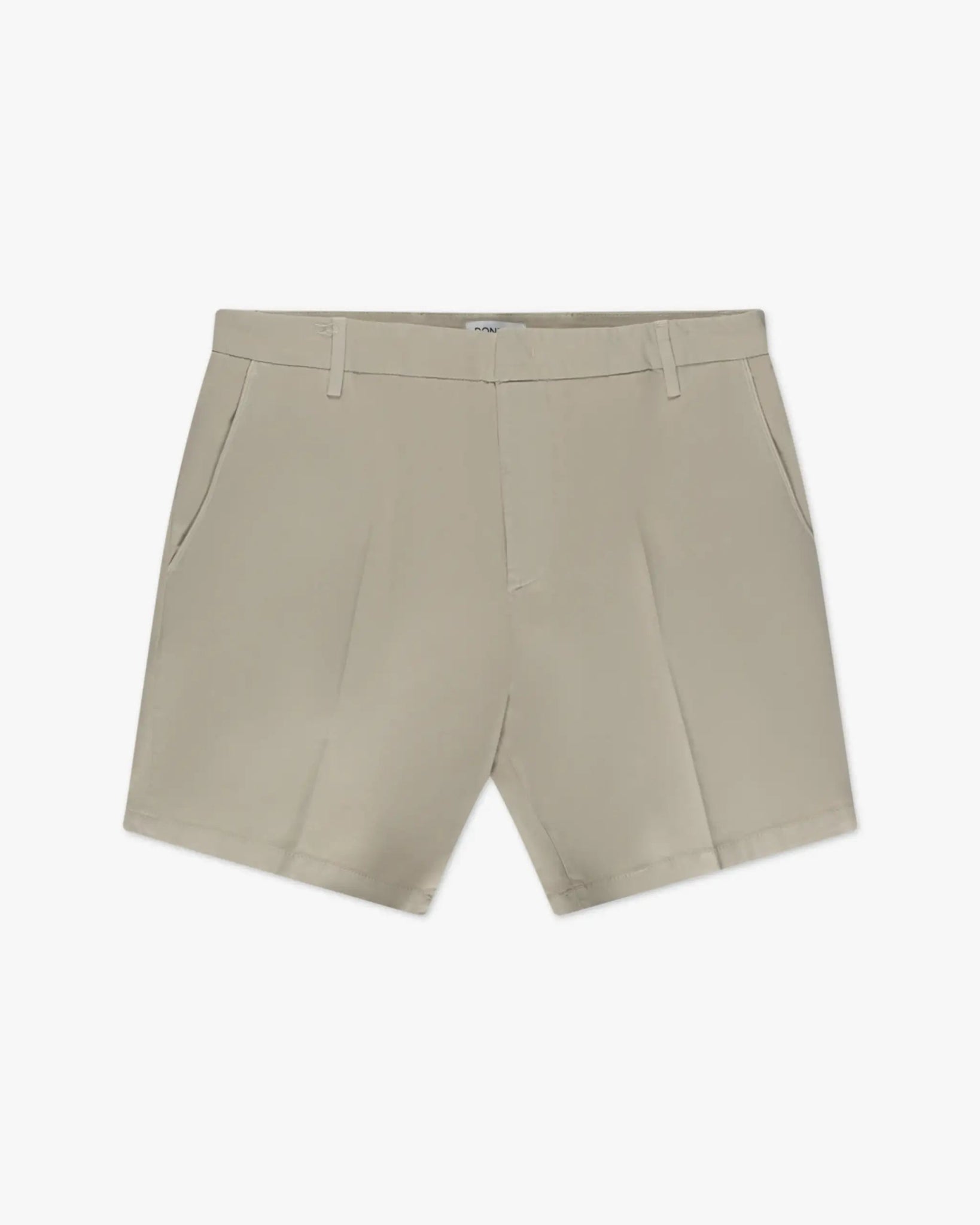 Sandfarbene Bermuda Manheim Gabardine Stretch von Dondup - Shorts DONDUP