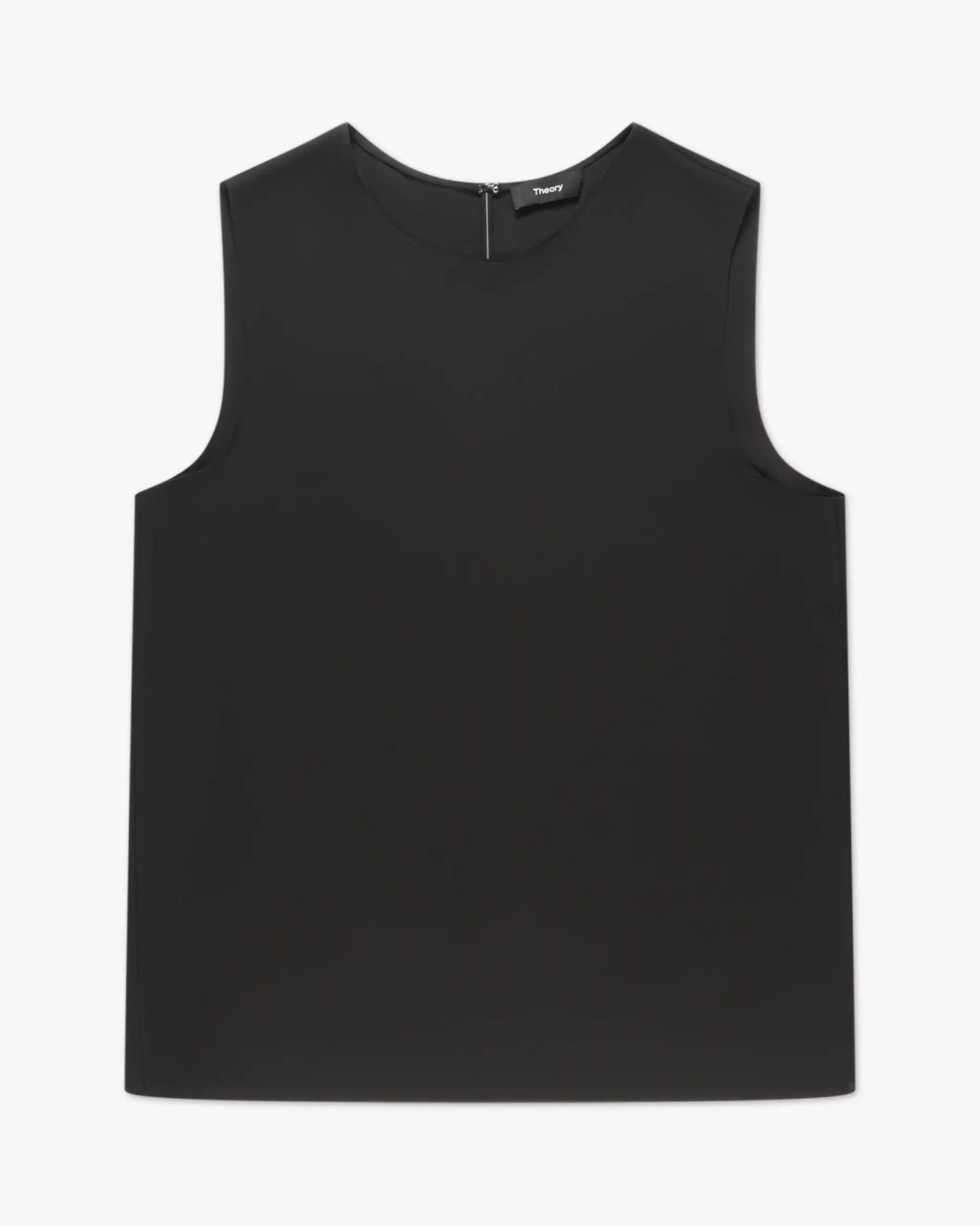 Schwarzes gerade geschnittenes Tanktop von Theory - Shirts THEORY