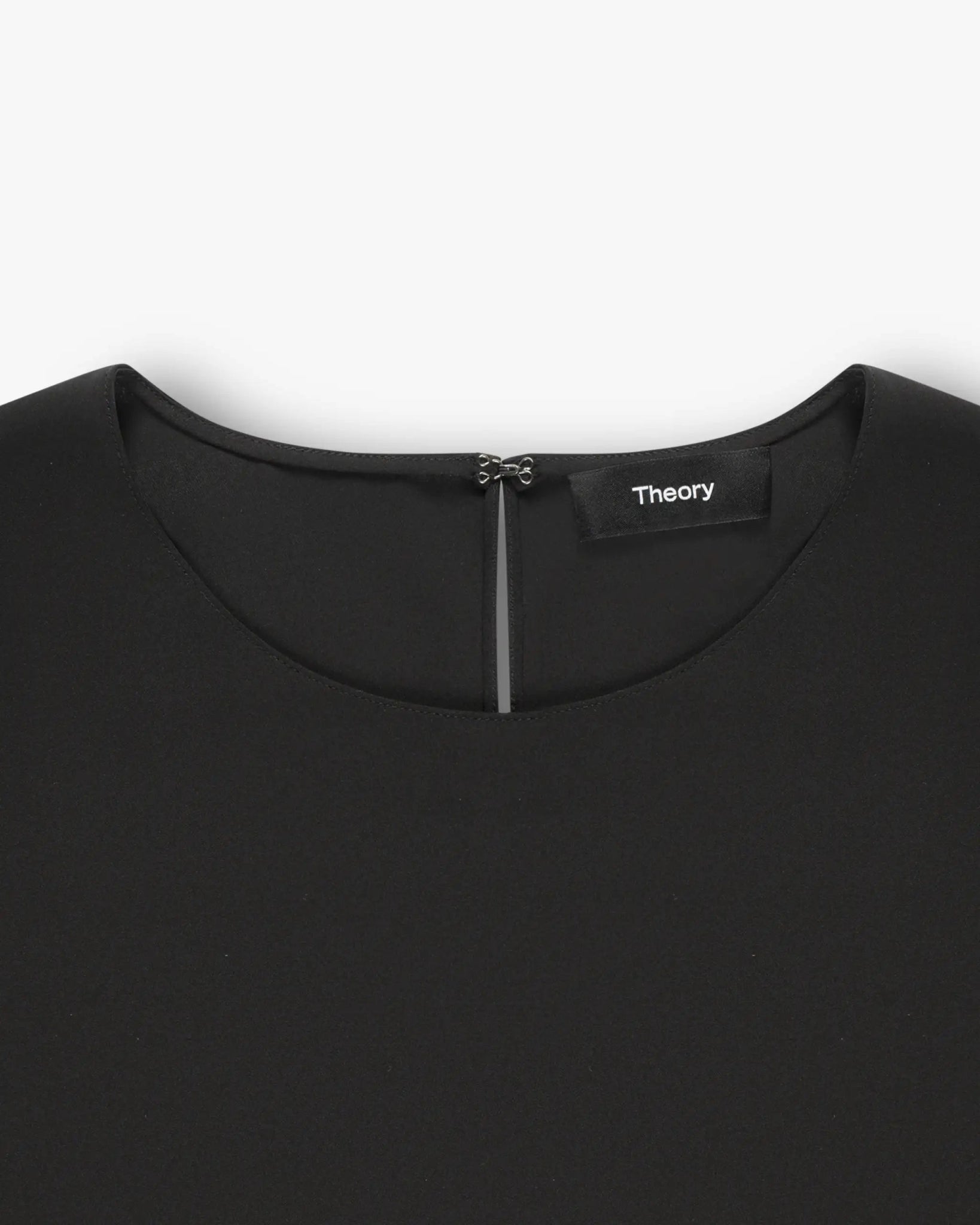 Schwarzes gerade geschnittenes Tanktop von Theory - Shirts THEORY