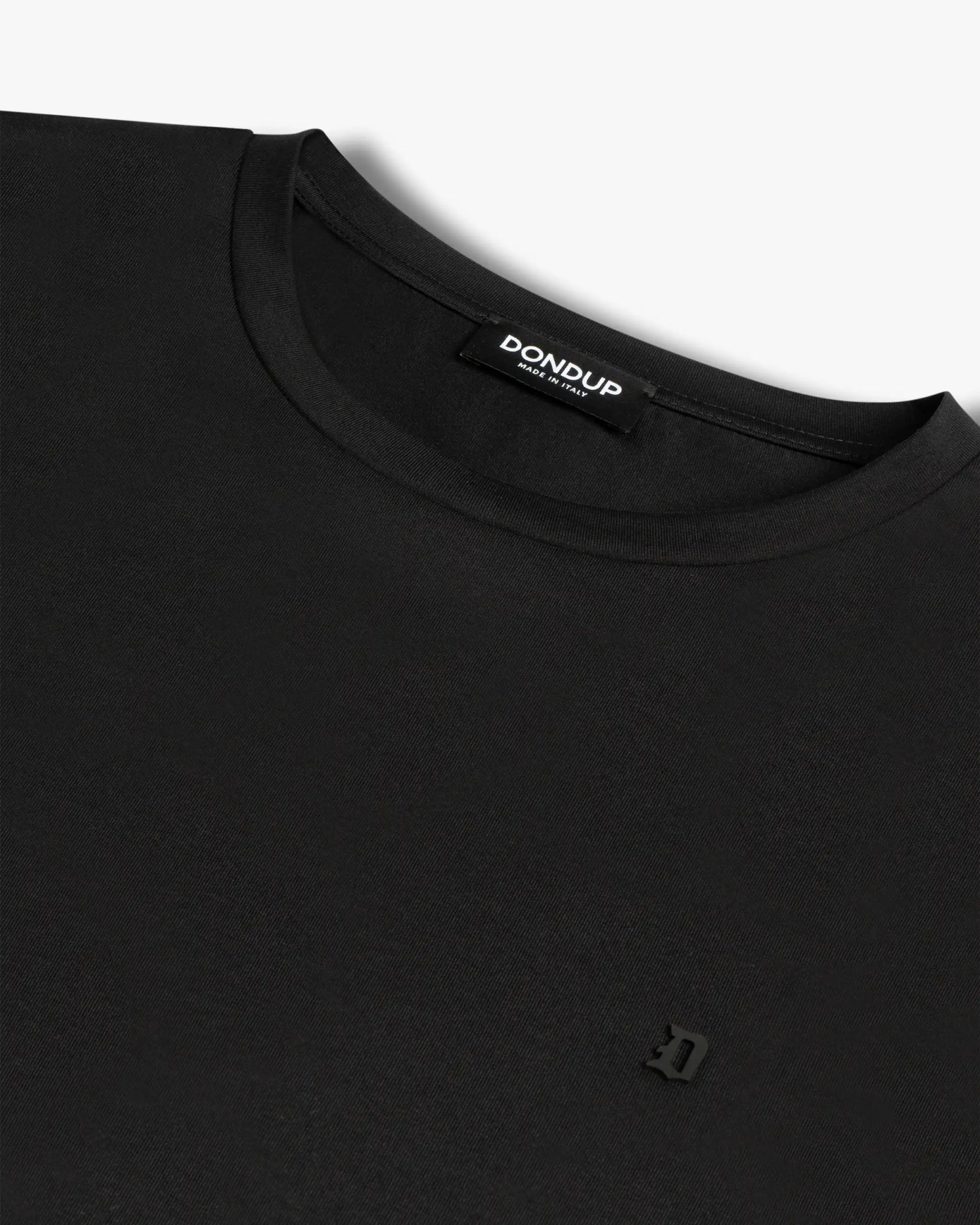 Schwarzes T Shirt mit Logo von Dondup - Shirts DONDUP