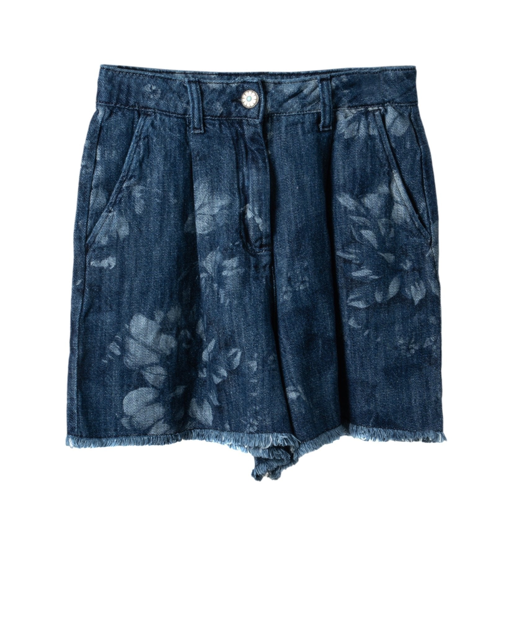 SHAFT | SHORTS PAULINE JAQUARD JAPAN DENIM - Denim SHAFT JEANS