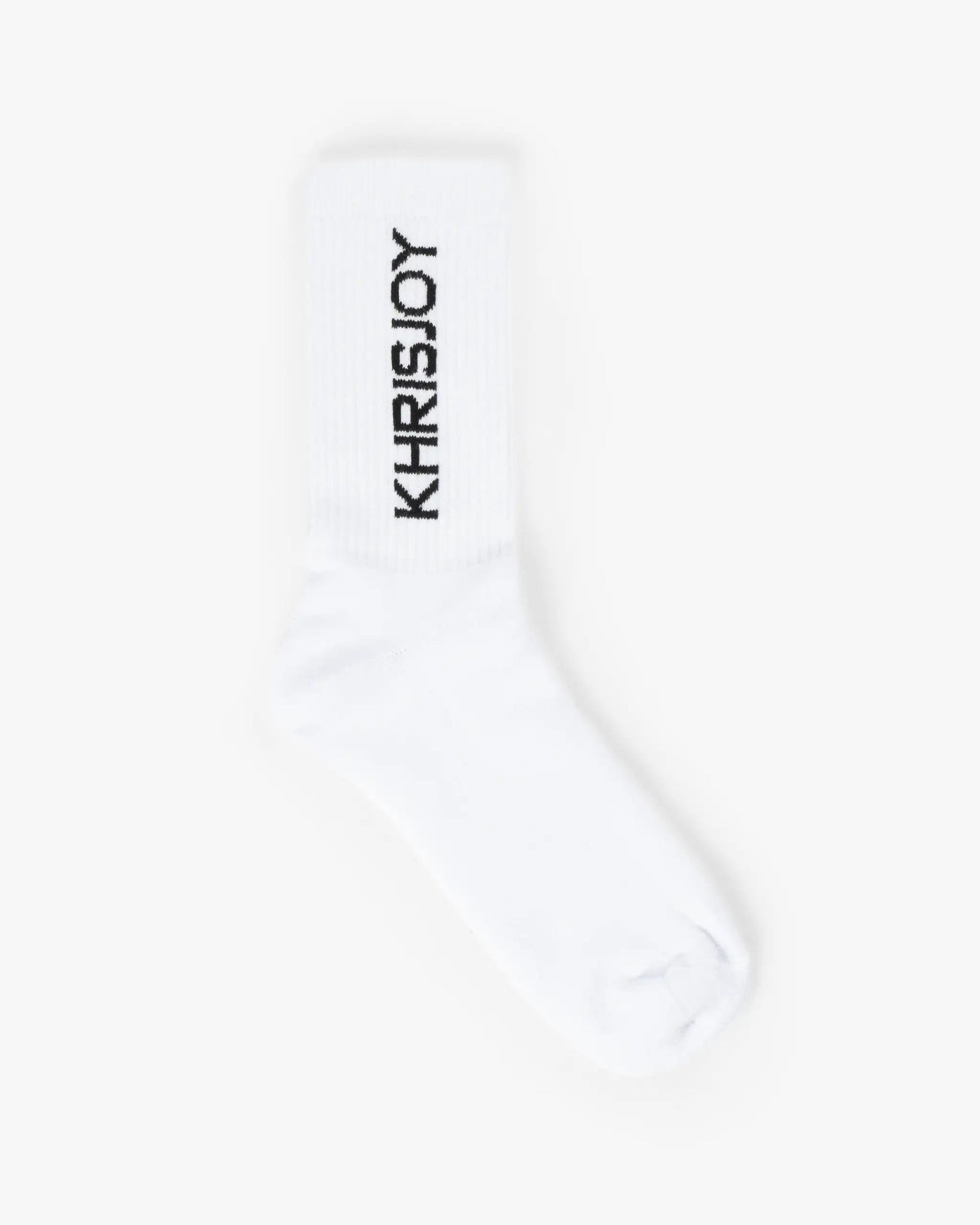 Weiß - Schwarze Khrisjoy Logo Socken von Khrisjoy - Accessories KHRISJOY