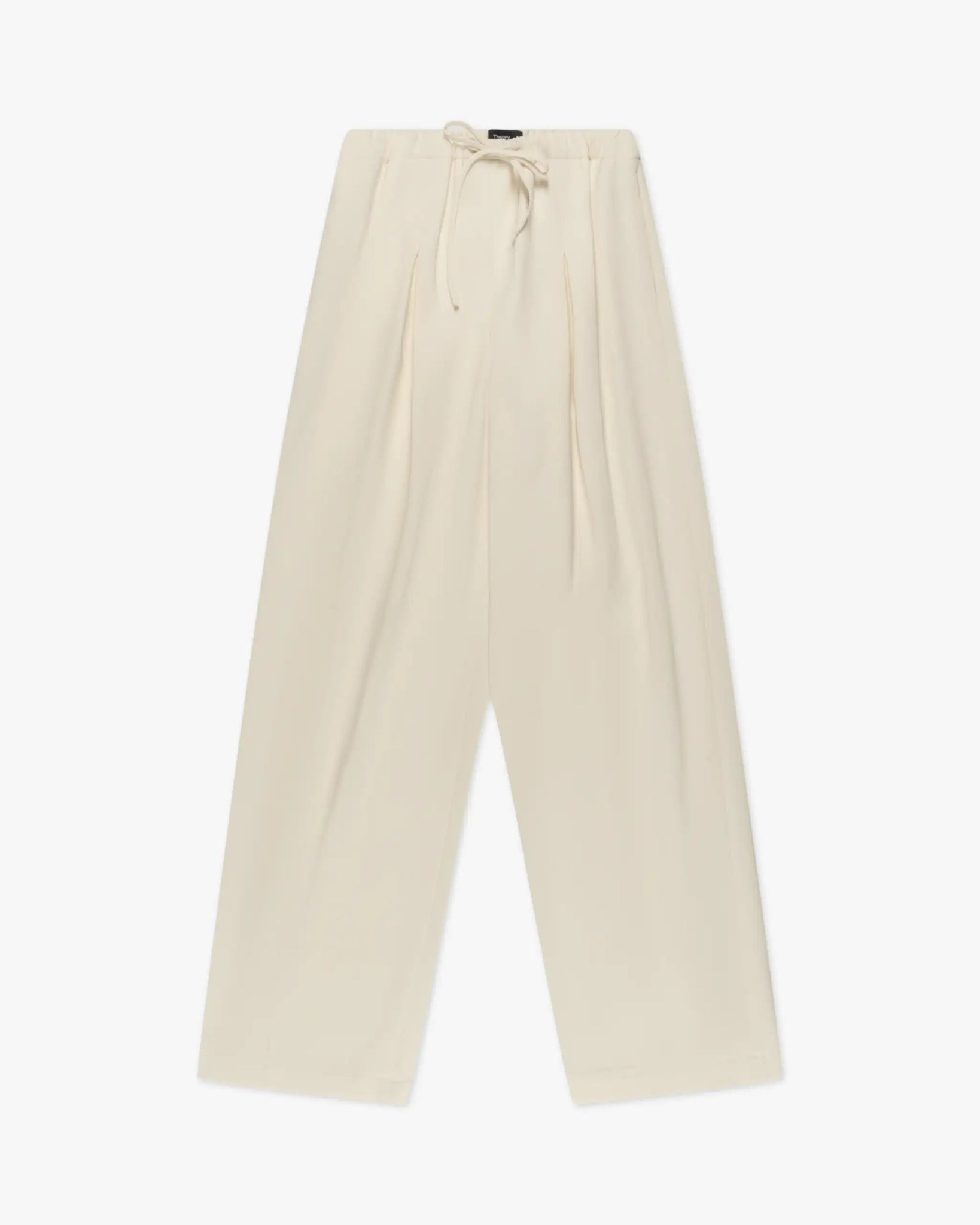 Weiße Faltige Casual Hose Cadiz von Theory - Trousers THEORY