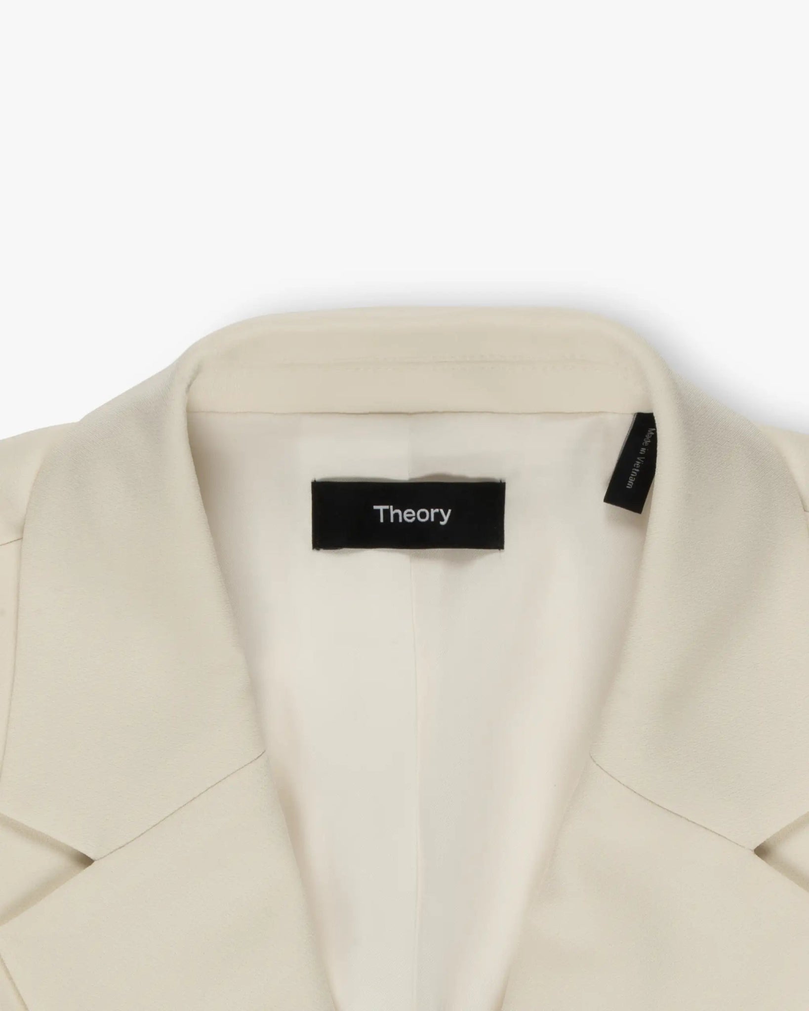 Weiße Lockere Doppelreihige Cadiz Jacke von Theory - Coats & Jackets THEORY