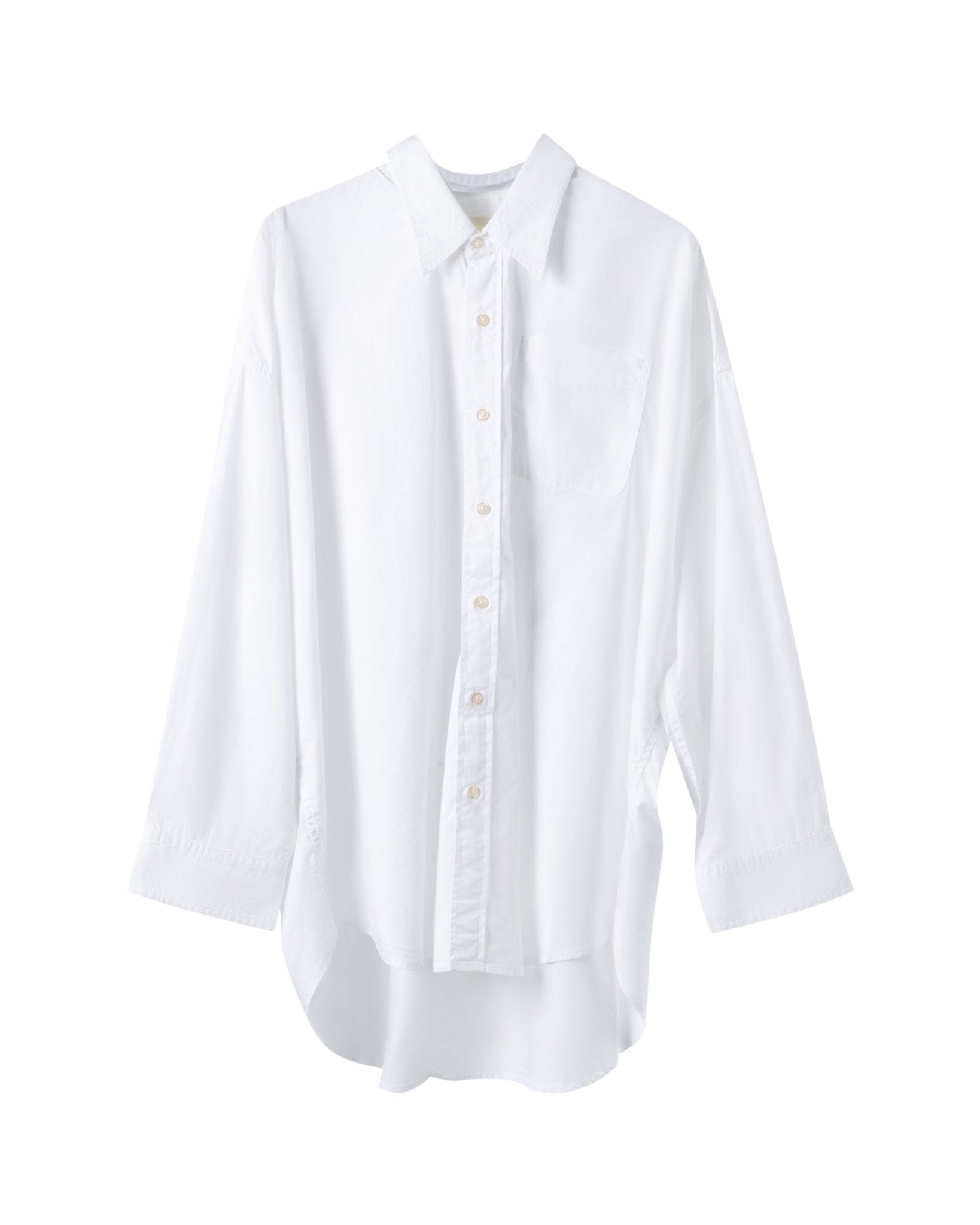 Weißes Drop Neck Oxford Hemd von R13 New York - Shirts R13 WOMEN