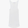 Weißes Stone Washed Langes Ripp - Tanktop von ALL III - Shirts ALLE THREE