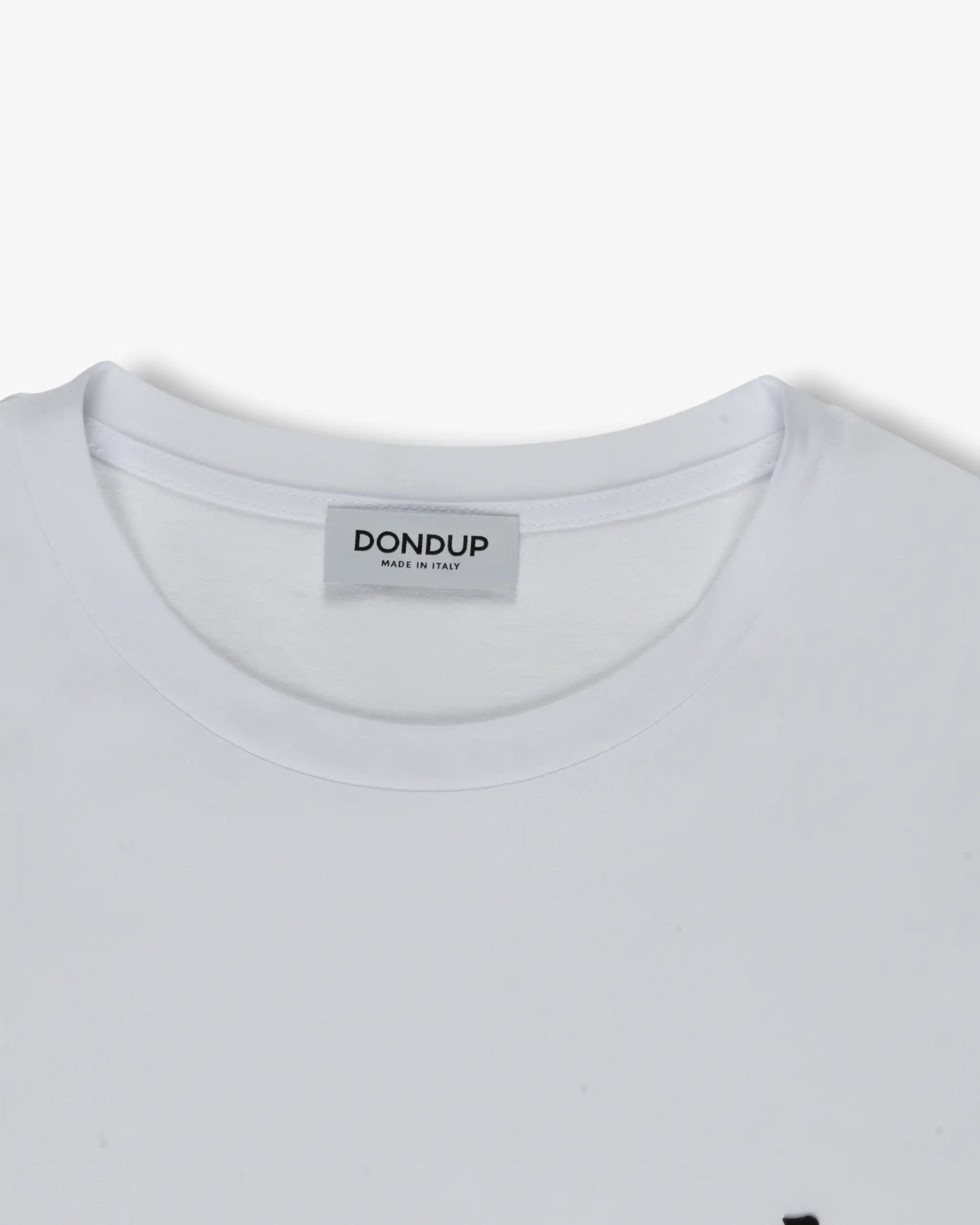 Weißes T Shirt mit Logo von Dondup - Shirts DONDUP