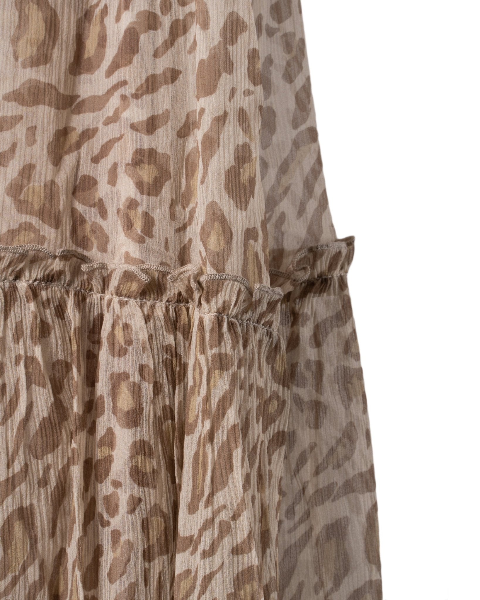 ALESSIA ZAMATTIO | LONG SKIRT ANIMAL PRINT - Skirts ZAMATTIO