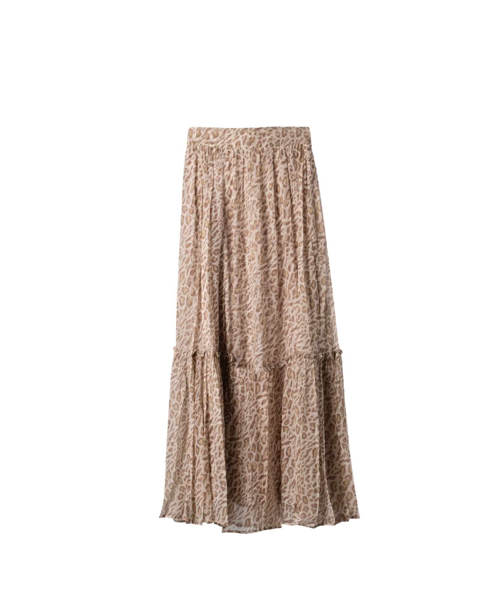 ALESSIA ZAMATTIO | LONG SKIRT ANIMAL PRINT - Skirts ZAMATTIO