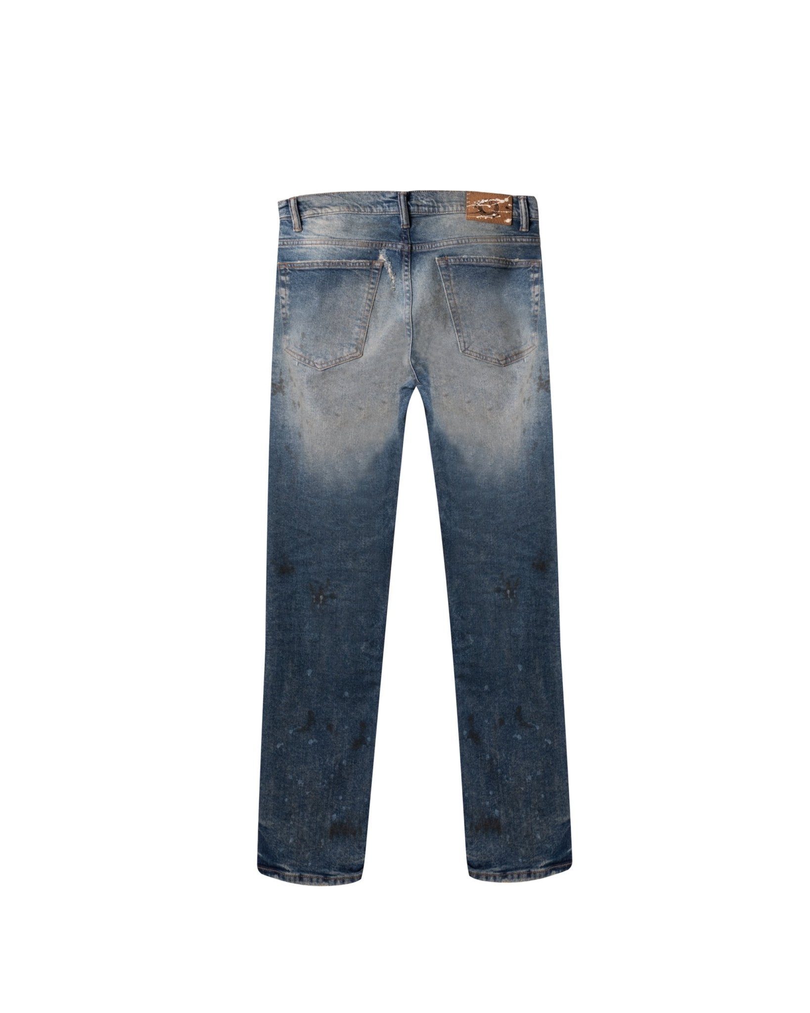 ART MEETS CHAOS | SLIM FIT DIRTY JEANS - Denim ARTMEETSCHAOS