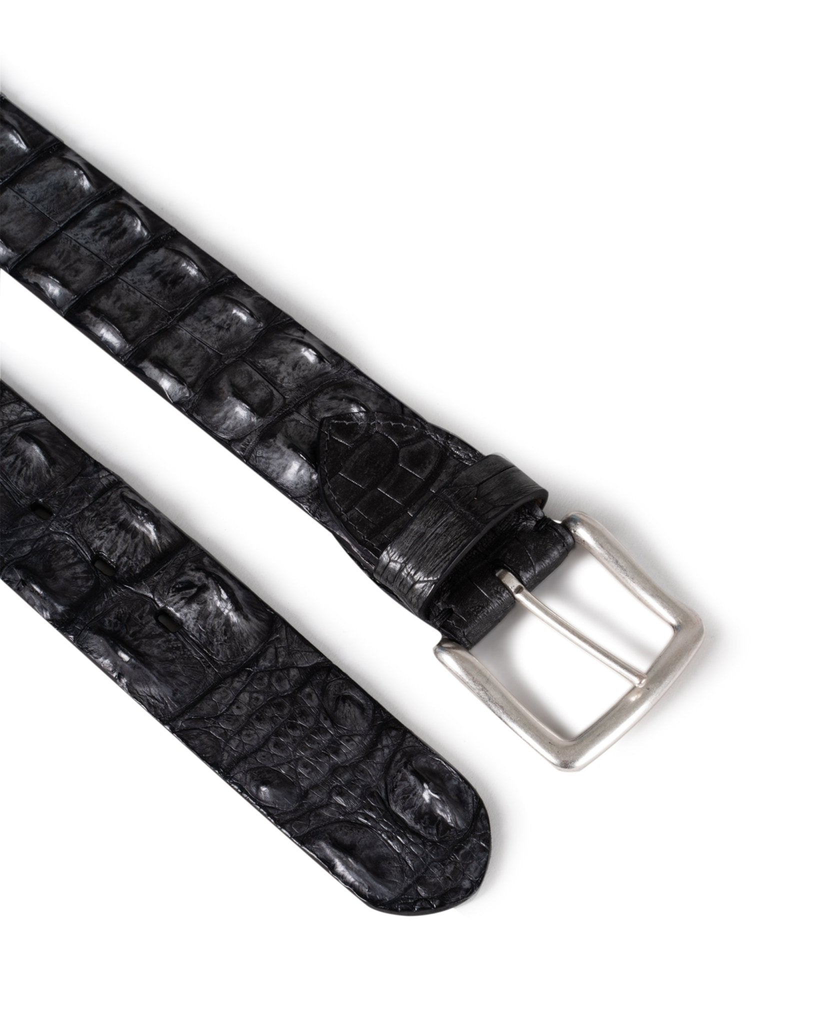 FAUSTO COLATO | 4.5CM HORNBACK KROKO BELT - Belts FAUSTO COLATO