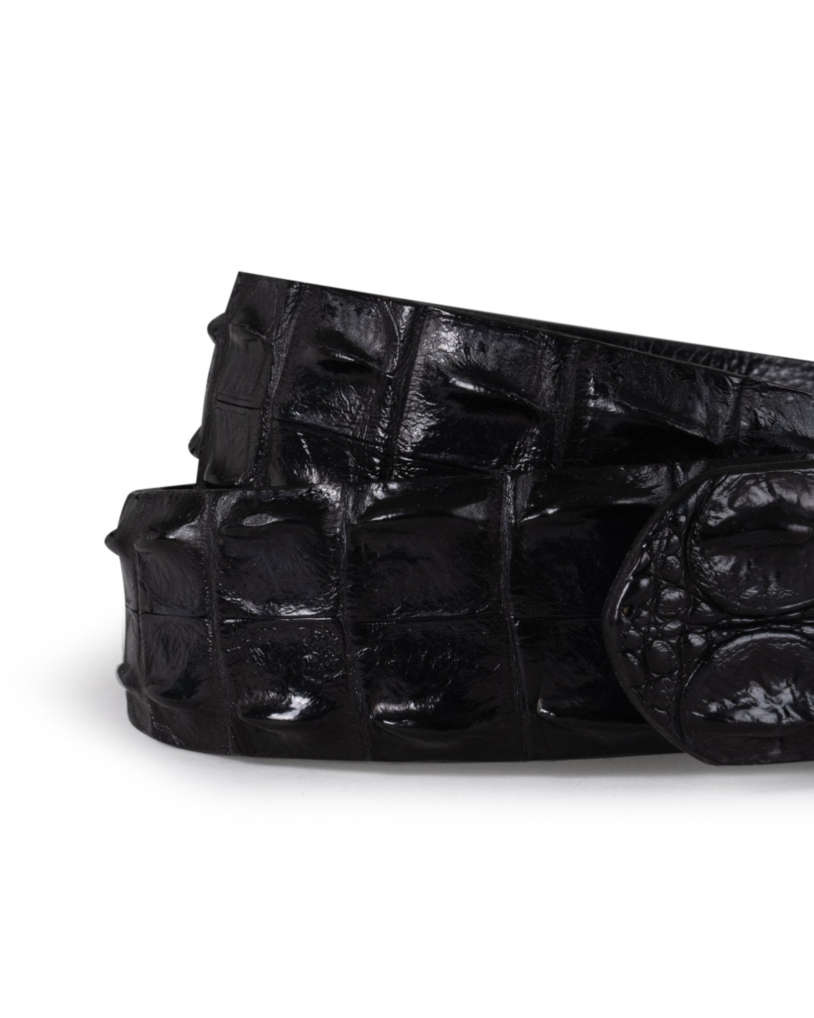 FAUSTO COLATO | 4.5CM HORNBACK KROKO BELT - Belts FAUSTO COLATO