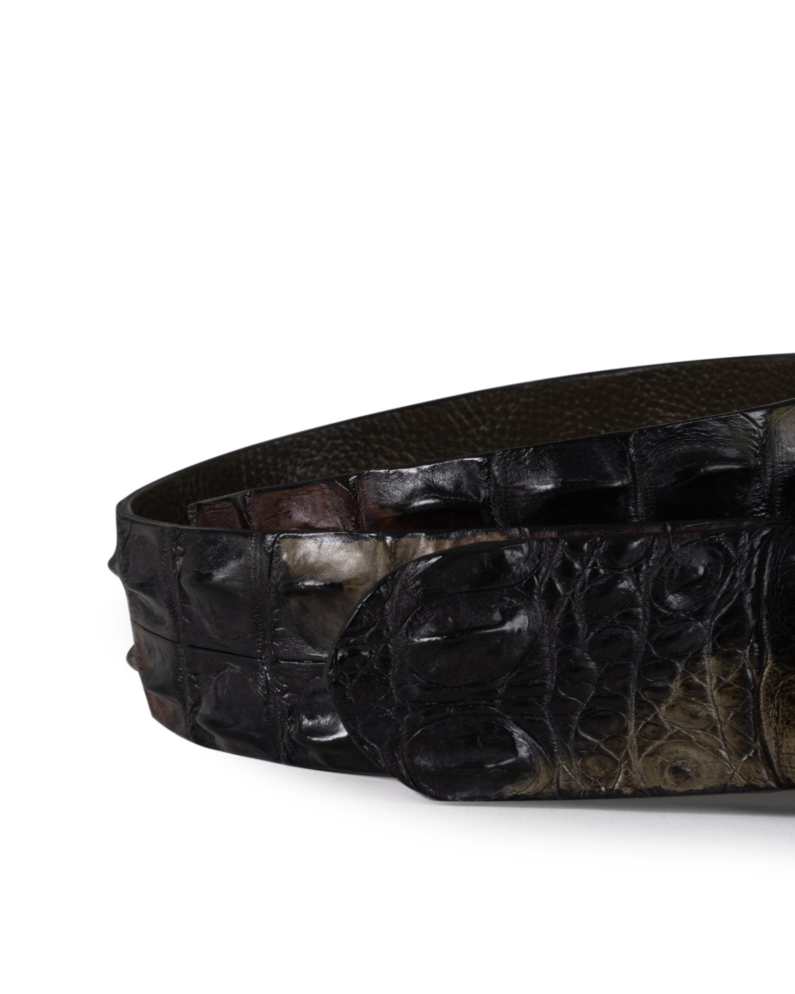 FAUSTO COLATO | 4.5CM HORNBACK KROKO BELT - Belts FAUSTO COLATO