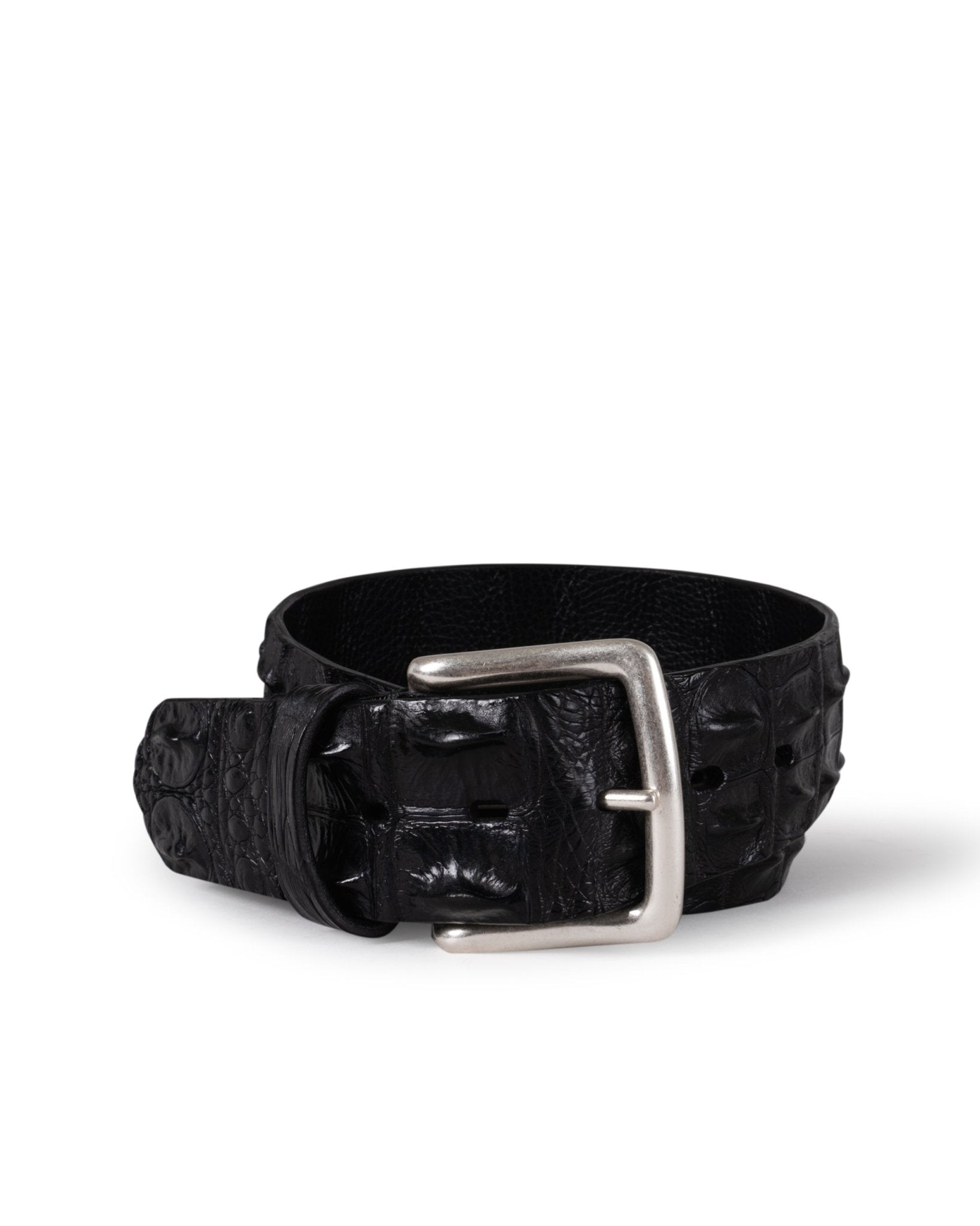 FAUSTO COLATO | 4.5CM HORNBACK KROKO BELT - Belts FAUSTO COLATO