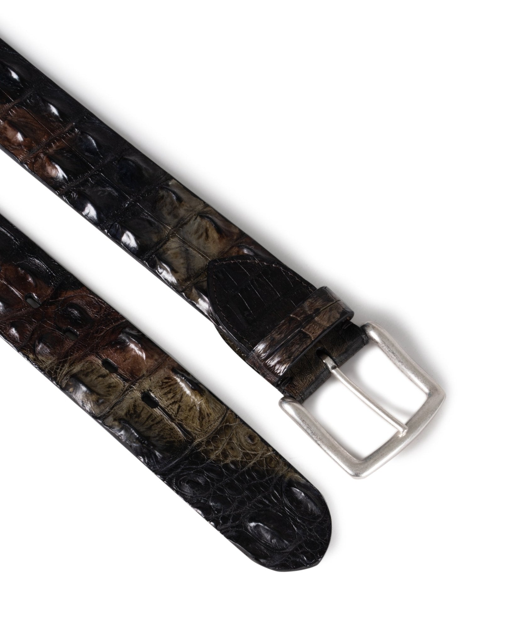 FAUSTO COLATO | 4.5CM HORNBACK KROKO BELT - Belts FAUSTO COLATO