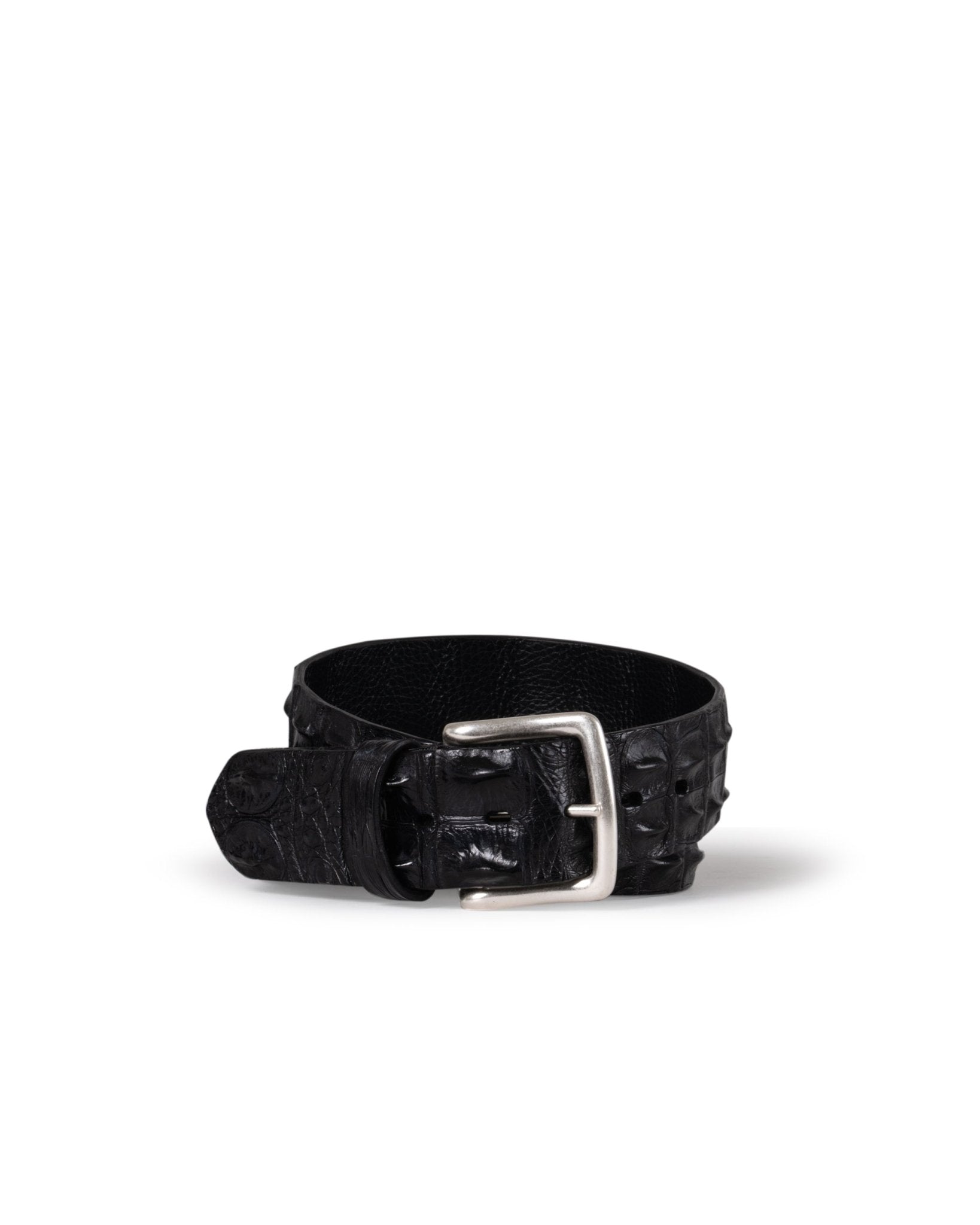 FAUSTO COLATO | 4.5CM HORNBACK KROKO BELT - Belts FAUSTO COLATO