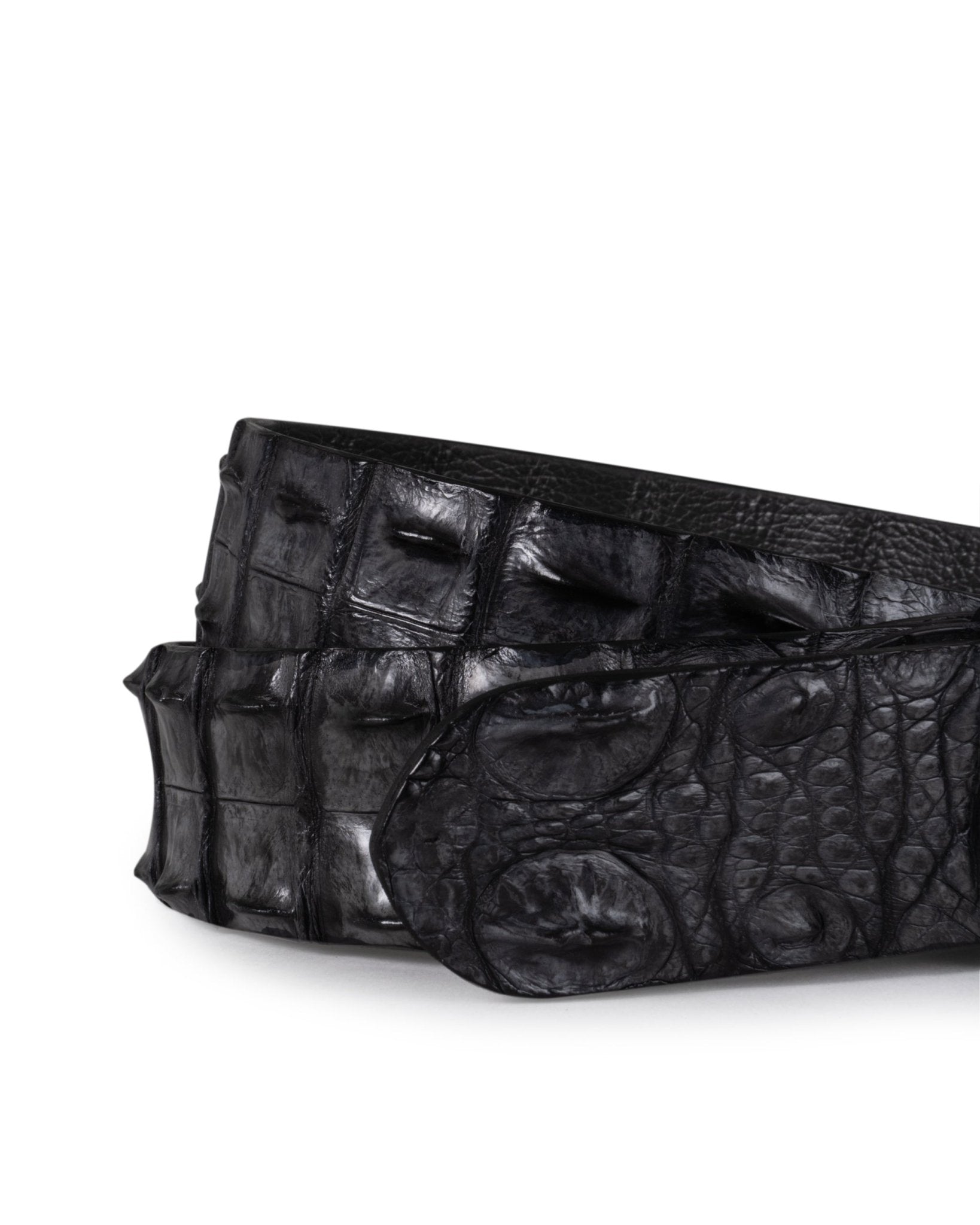 FAUSTO COLATO | 4.5CM HORNBACK KROKO BELT - Belts FAUSTO COLATO