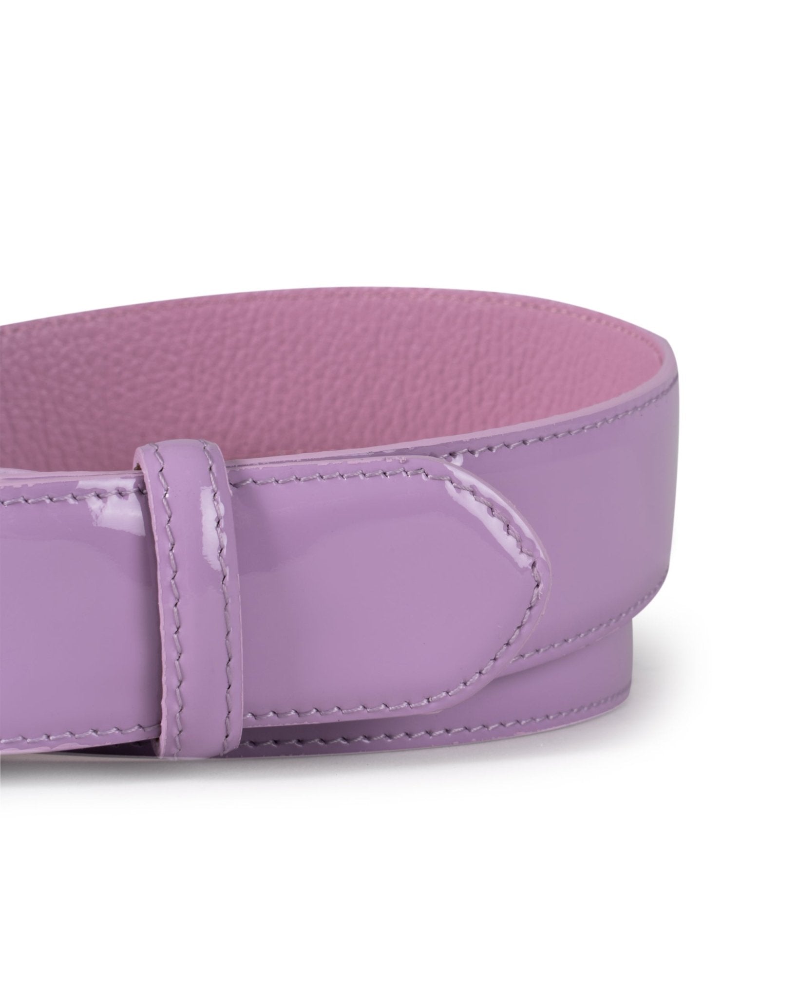 FAUSTO COLATO | SOFT VARNISH BELT WITH BUCKLE - Belts FAUSTO COLATO