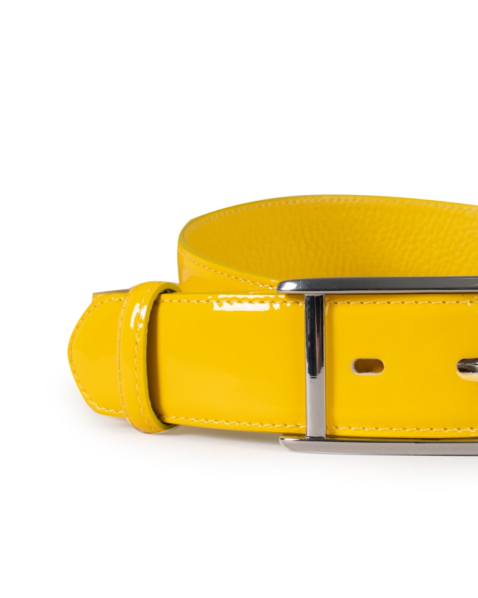 FAUSTO COLATO | SOFT VARNISH BELT WITH BUCKLE - Belts FAUSTO COLATO