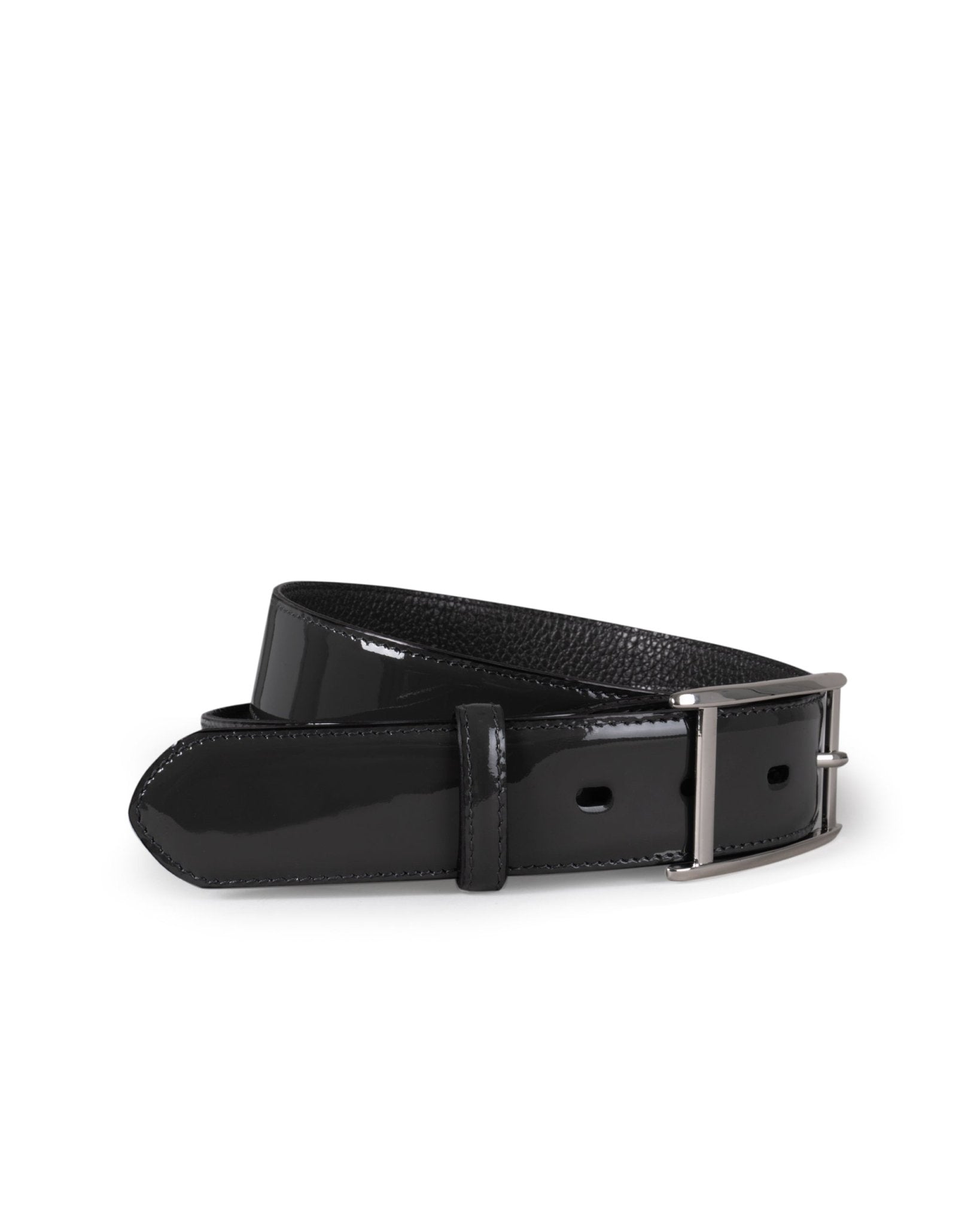 FAUSTO COLATO | SOFT VARNISH BELT WITH BUCKLE - Belts FAUSTO COLATO