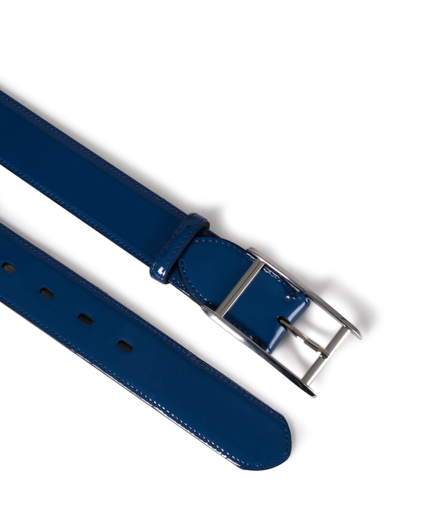 FAUSTO COLATO | SOFT VARNISH BELT WITH BUCKLE - Belts FAUSTO COLATO