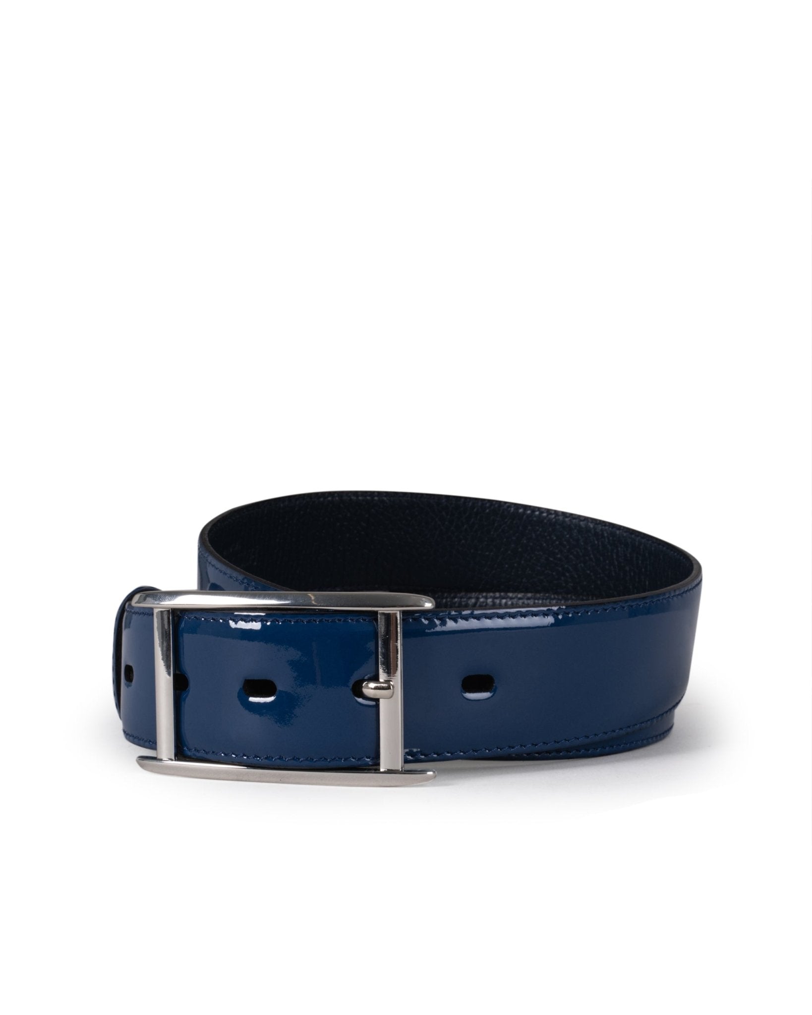 FAUSTO COLATO | SOFT VARNISH BELT WITH BUCKLE - Belts FAUSTO COLATO