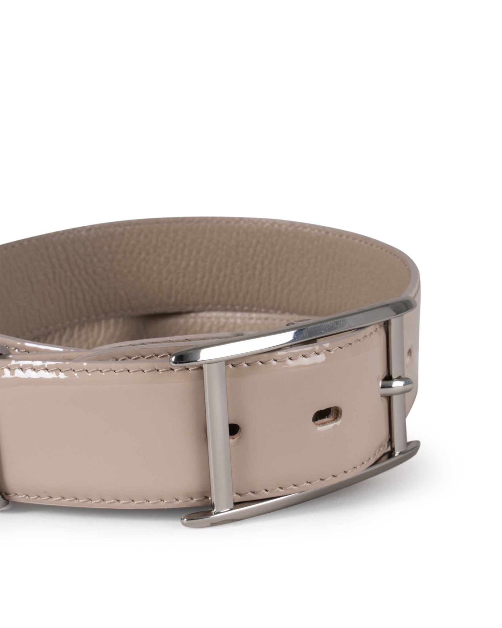 FAUSTO COLATO | SOFT VARNISH BELT WITH BUCKLE - Belts FAUSTO COLATO