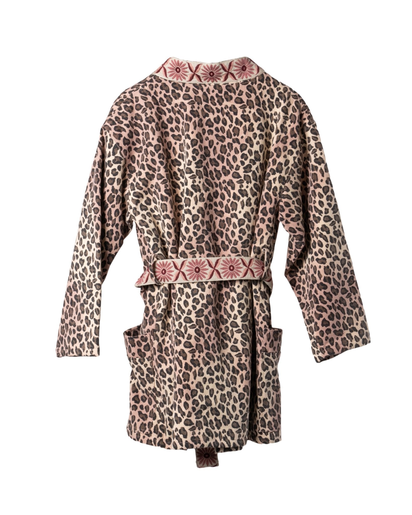 TU LIZE | LEO ROSE TRIM KIMONO - Coats & Jackets TULIZE